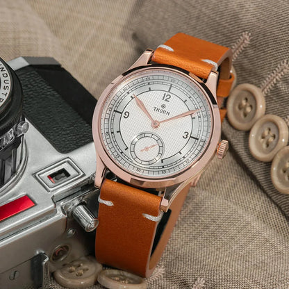 Thorn T001 Quartz Watch Fashion Sapphire Waterproof Grilled Men Watch VD78 Movement 316L Stainless Steel Business Luxury Watch