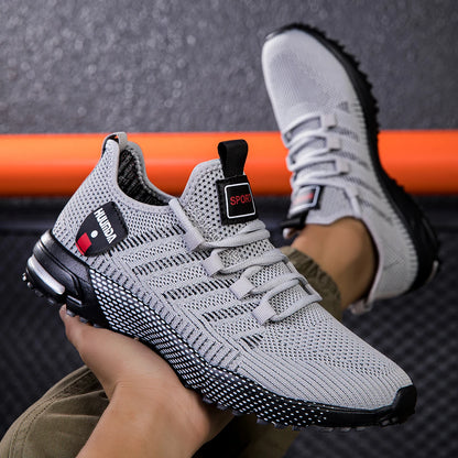 Baskets d'été pour hommes, légères, respirantes, chaussures de course décontractées pour l'extérieur, chaussures de tennis tendance pour l'entraînement, chaussures pour hommes