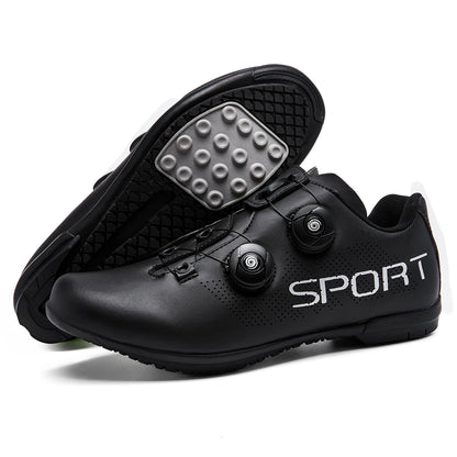 Lock-Free Cycling Shoes, Flat Pedal Shoes for Men, Bike Cleat Sneakers, MTB Bicycle Biking Shoes for Women, Breathable Indoor Boots