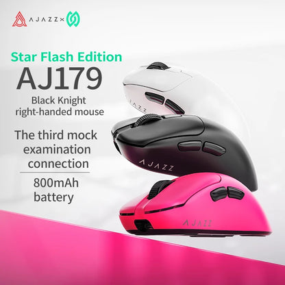 Ratón inalámbrico AJAZZ AJ179 NL Star Flash Version 3 modos, baja latencia, batería de larga duración, ligero, personalizable, para oficina y gaming