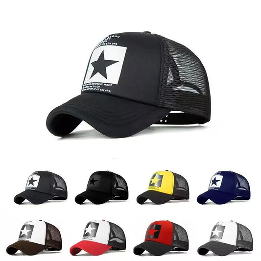 Fashion Summer Baseball Cap Snapback Mesh Trucker Hats Hip Hop Caps Cool Men Caps Female Outdoor Casual Sun Hat High Quality