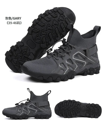 Unisex Breathable Quick Drying Fishing Water Sport Shoes Summer Upstream Barefoot Aqua Boots Outdoor Non-Slip Women Beach Shoes