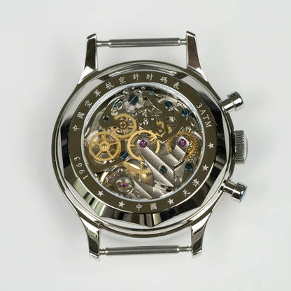Seagull 1963 International Edition Orologio Meccanico da Uomo da Pilota ST1901 Cronografo Retrò da Polso Aviazione Air Force Nuovo