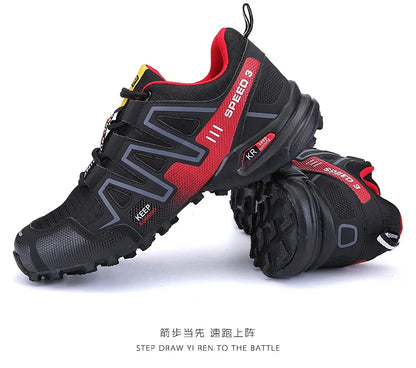 Men Hiking Boots Winter Mountain Safety Outdoor Breathable Wear-Resistant Climbing Timberland Unisex Comfortable Male Sneakers