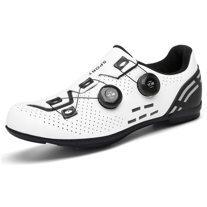 Lock-Free Cycling Shoes, Flat Pedal Shoes for Men, Bike Cleat Sneakers, MTB Bicycle Biking Shoes for Women, Breathable Indoor Boots