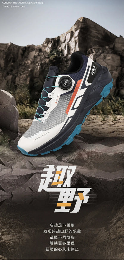 Scarpe da running da uomo primavera/estate, scarpe da trekking outdoor resistenti all’usura con chiusura BOA, stile sportivo e casual traspirante