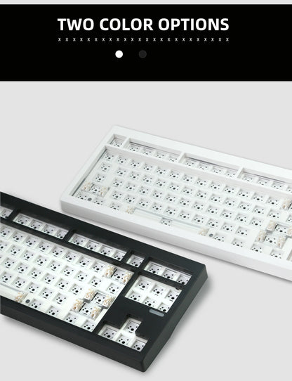 ZUOYA GMK87L KIT tastiera meccanica con struttura gasket, programmabile VIA/QMK, hot-swap, wireless trimodale, RGB