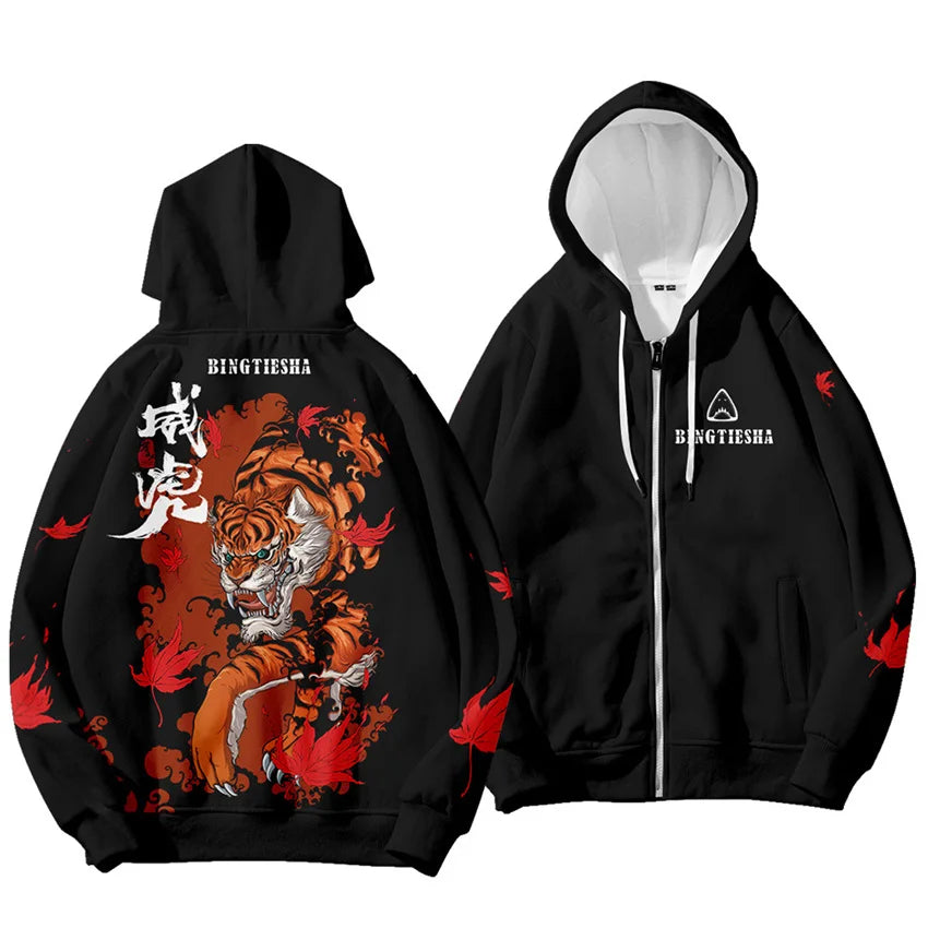 Felpe con cappuccio da uomo e bambino con stampa 3D per Capodanno cinese, grafica drago, streetwear cool, top con cappuccio
