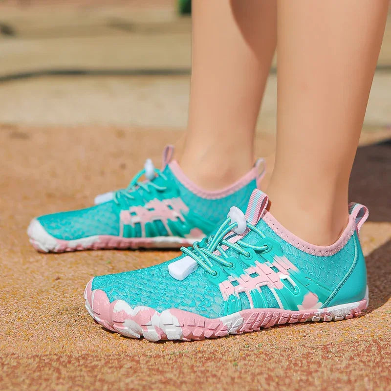 Unisex Quick-Drying Breathable Aqua Shoes Barefoot Beach Footwear for Adults and Kids Gym Outdoor Training Sneakers Size 28-46
