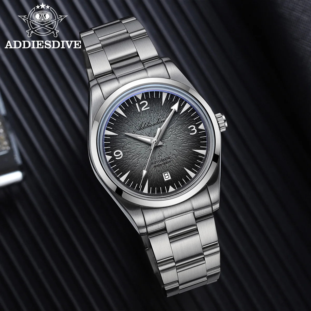 ADDIESDIVE AD2508 Man Diving Watch Luminous 100M Waterproof 316L Stainless Steel 8215 Movement Automatic Mechanical Watch reloj