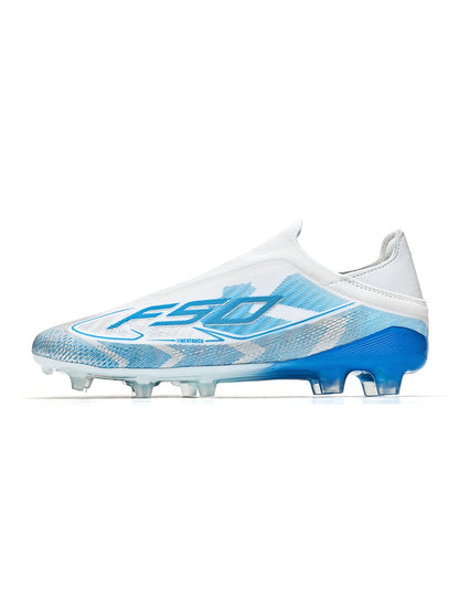 Anti-Slip AG/FG Soccer Boots, TPU Shock Absorption Sole, Durable PU Fabric Upper, Teen Boys and Girls Professional Field Sneakers