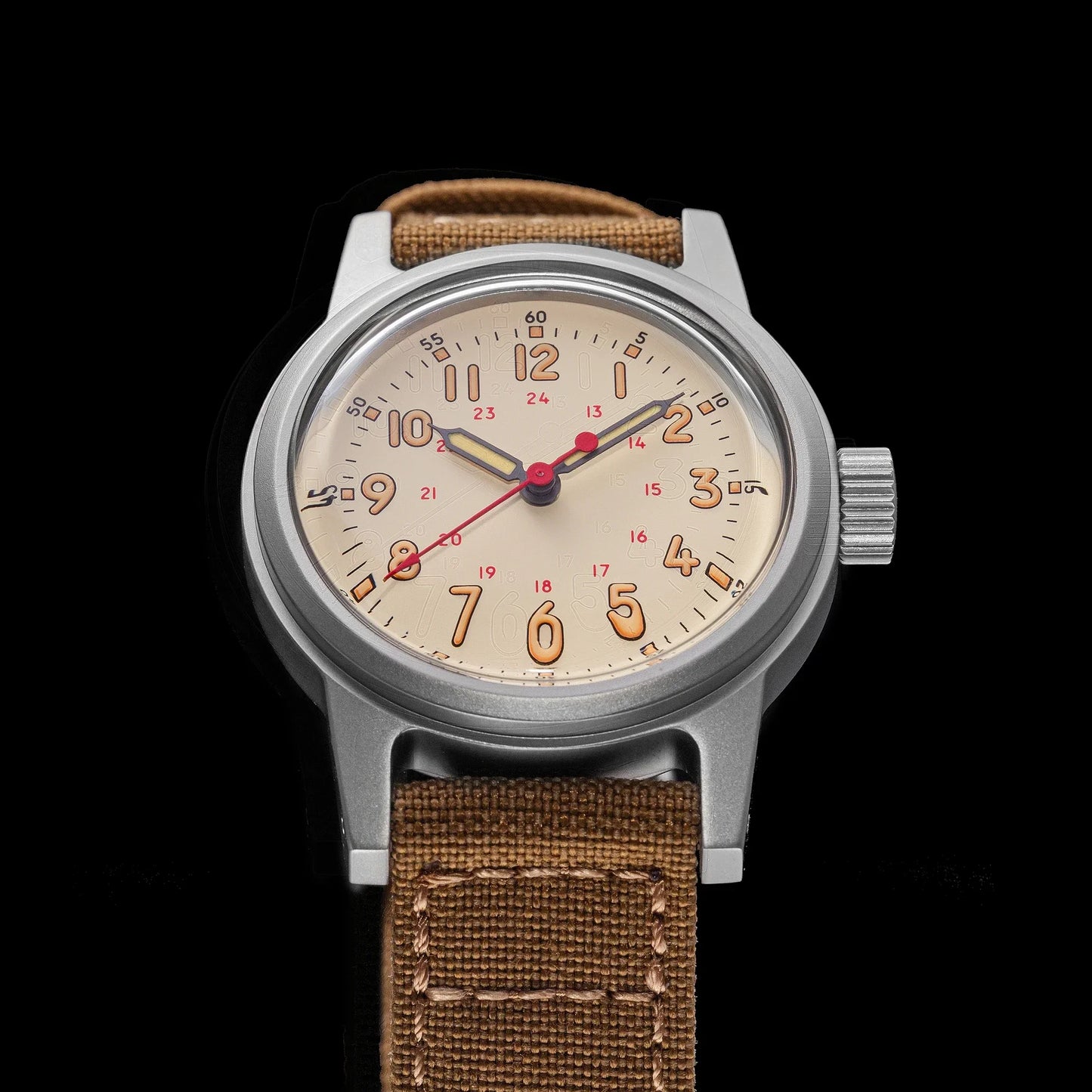 THORN Retro Military Watch 36mm Watch Made of NH35A Movement SHY-043 Sport Watch Unisex Men's and Women's Luxury