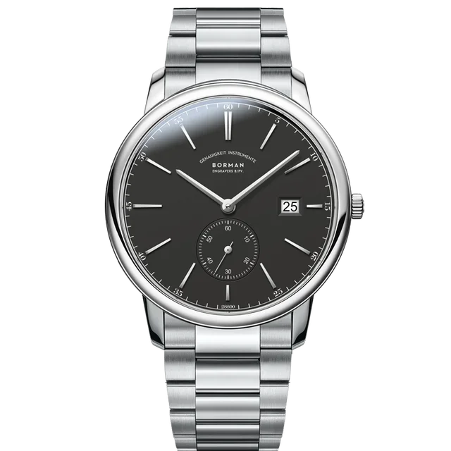 Relógio BORMAN BM3817 TOP Novo 42 de Luxo para Homem, Mecânico Automático, Vidro de Safira, Ultrafino, 50M à Prova de Água, com Submostrador