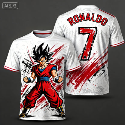 2026 New Arrivals Dragon Ball Z Goku Vegeta Special Edition Football Jersey Ronaldo No.7 Football T-shirt Fan Special Jersey top