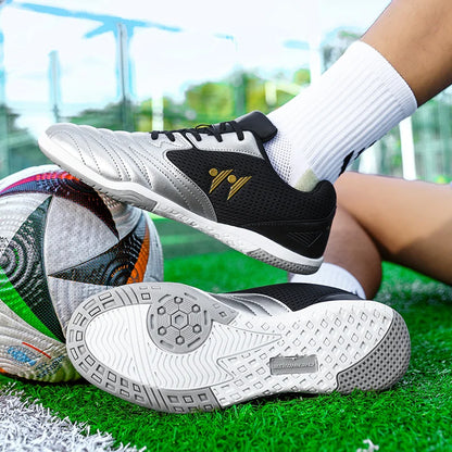 High-Quality New Men's Football Boots Grass High-Top Futsal Sneakers Soccer Shoes Non-Slip Match Indoor Hot-Selling Outdoor Sports