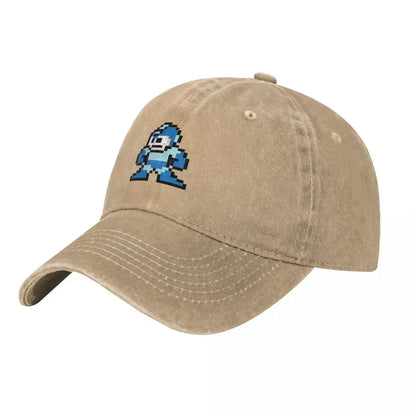 Cappellino da baseball Megaman 8 bit, nuovo, carino, vintage, di lusso, da uomo e da donna