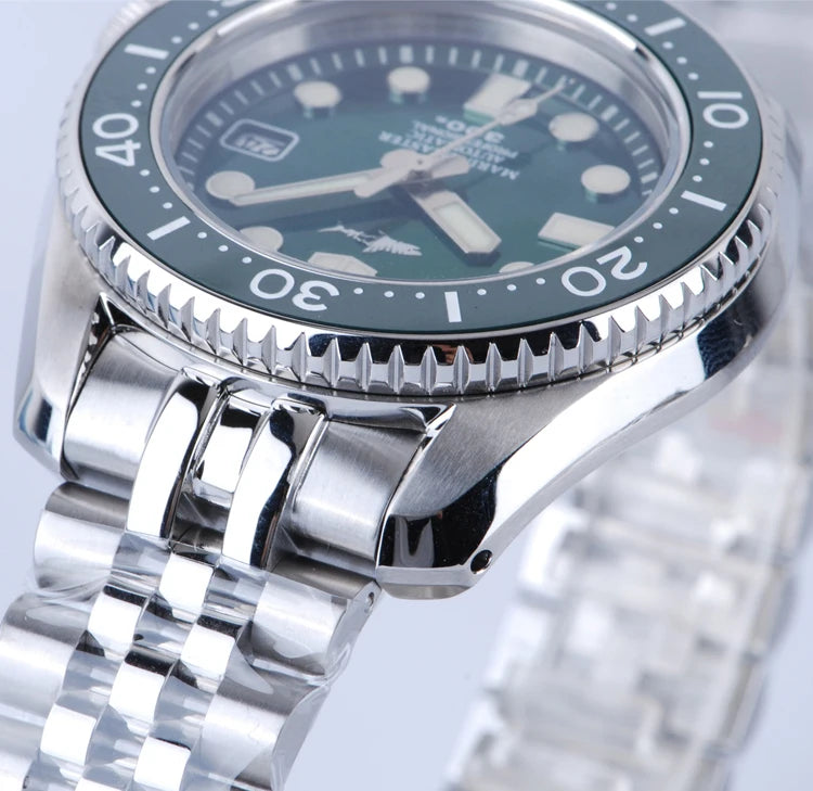 Heimdallr Diver Watch For Men MM300 Sumo SBDX 300M Waterproof Sapphire Crystal C3 Luminous NH35 Automatic Movement Wristwatch