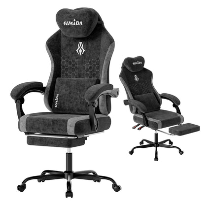 SUKIDA Gaming Chair Breathable Office Chair Office Chair Ergonomic High Quality Fabric Ergonomic PC Chair