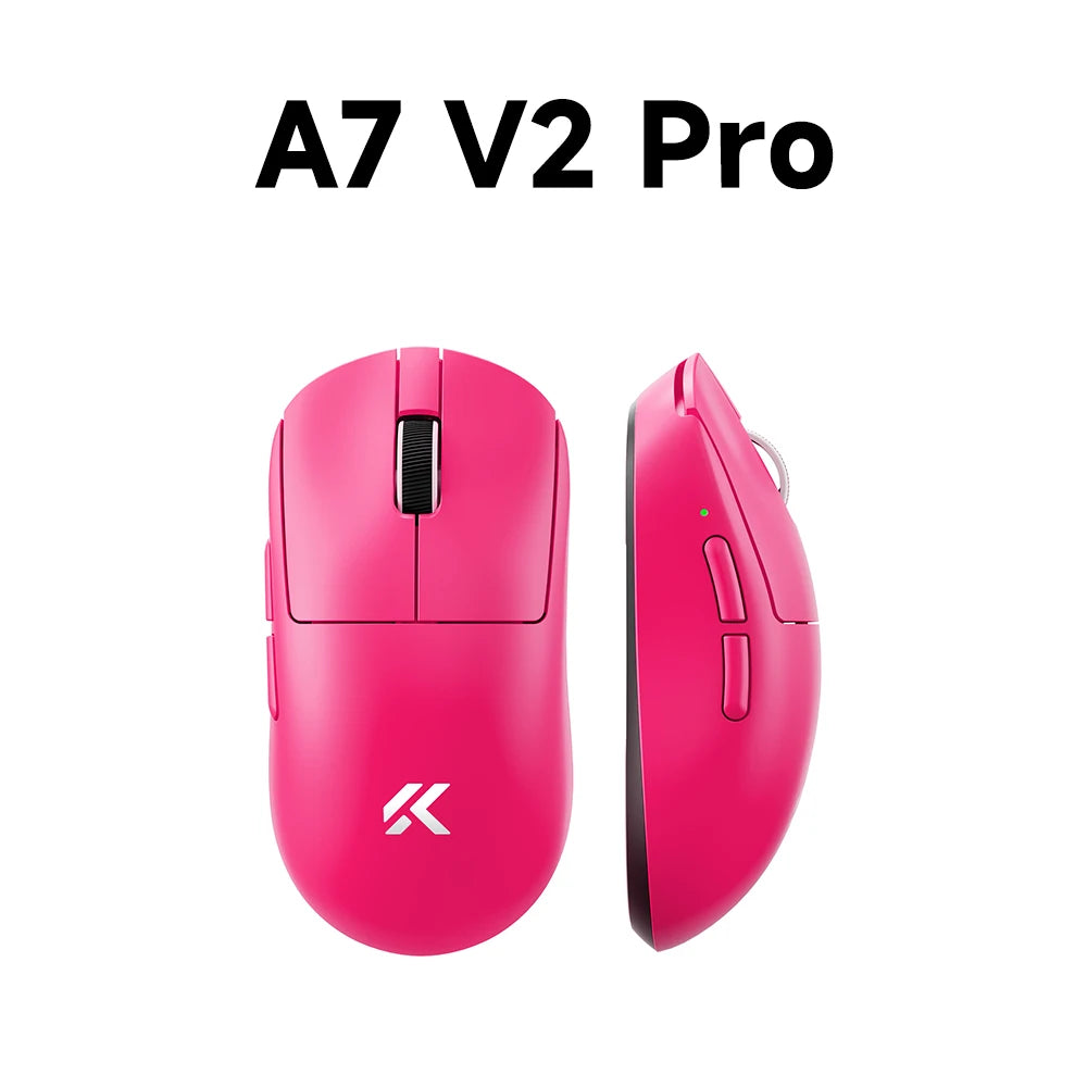 MCHOSE A7 V2 Rato Gaming Sem Fios Leve, Dupla Taxa de Polling de 8,000Hz, PAW3950 TI, Rato Gaming para Esports e Escritório