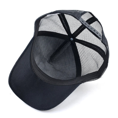 Modebaseballkasket med broderet ulve-patch, snapback, hiphop-trucker-kasket, til mænd og kvinder, udendørs, åndbar kasket med skygge