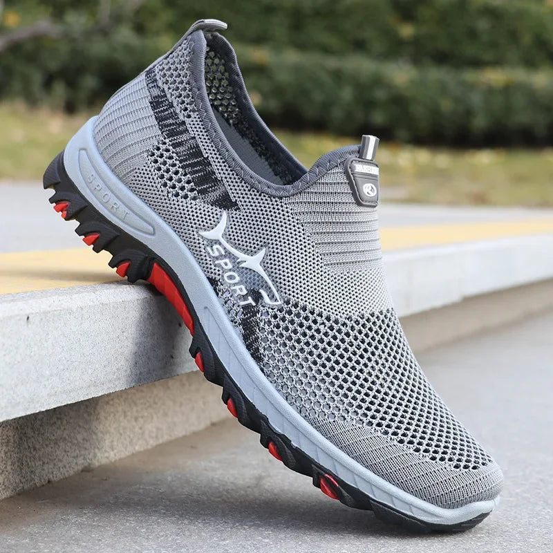Men's summer sneakers, sporty men's mesh shoes, breathable sports shoes, canvas lightweight sneakers, cheap shoes clearance