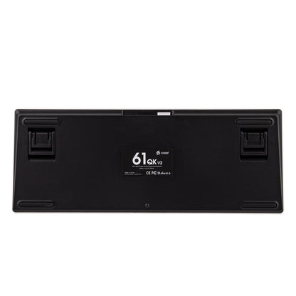 CIDOO QK61 V2 VIA-Programmable 60% Gasket Structure Wired/2.4GHz Wireless/Bluetooth Compact Keyboard with South-Facing LEDs