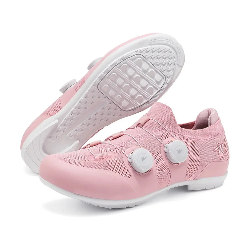 Professional Men's Cycling MTB Shoes Route Cleats Speed Road Bike Sneakers Racing Women Flat Bicycle Mountain SPD Biking Footwear