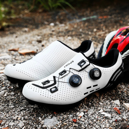Sapatos de Ciclismo de Alta Qualidade para Homem SPD Autoencaixe Estrada Bicicleta Desporto Sapatos de Ciclismo MTB de Montanha Antiderrapantes para Mulher 36-47