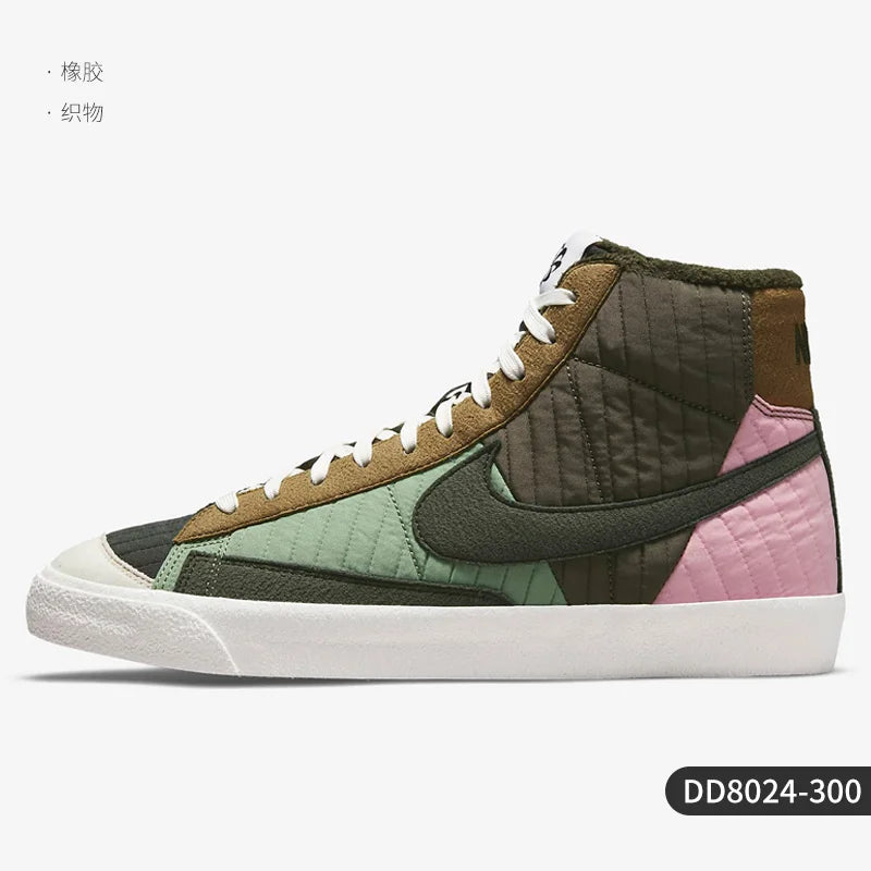Ténis desportivos unissexo Nike BLAZER oficiais, de cano médio, para uso casual, DD8024-300