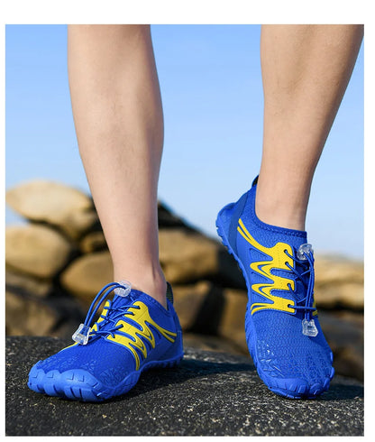 Zapatos acuáticos unisex de secado rápido con drenaje para vadeo, playa, deportes acuáticos, natación, yoga, buceo, surf y uso barefoot