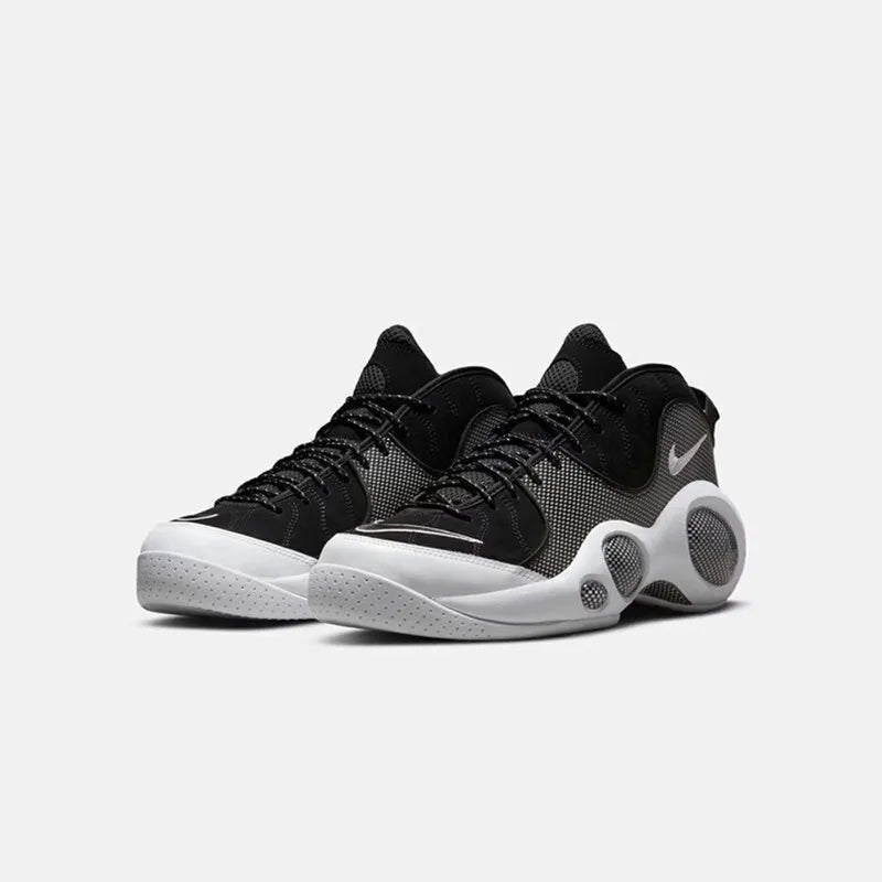 Nike Casual Men's Shoes Air Zoom Flight 95 Basketball Shoes Black & White Big Eyes DM0523-001