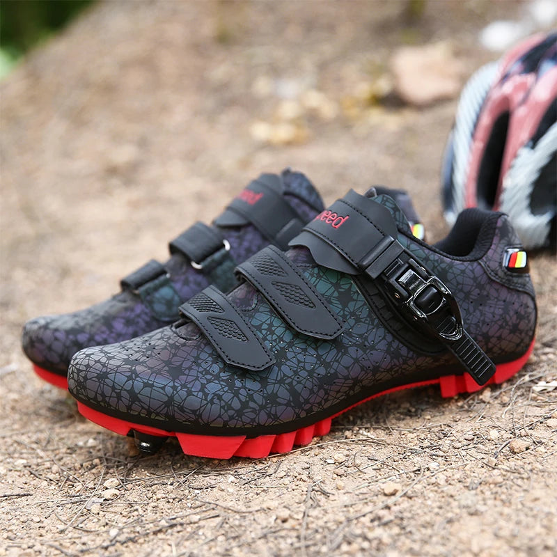 Men's Cycling Shoes Road Bike Sneakers Cleat Self-Locking Mountain Bike MTB Shoes Women's Road Bicycle Speed Best SPD Bike Shoes