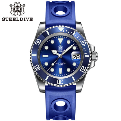 Steeldive Brand Watch SD1953 Water Ghost Diver Watch Men 300M Waterproof Sapphire Glass BGW9 Luminous NH35 Automatic Dive Watch
