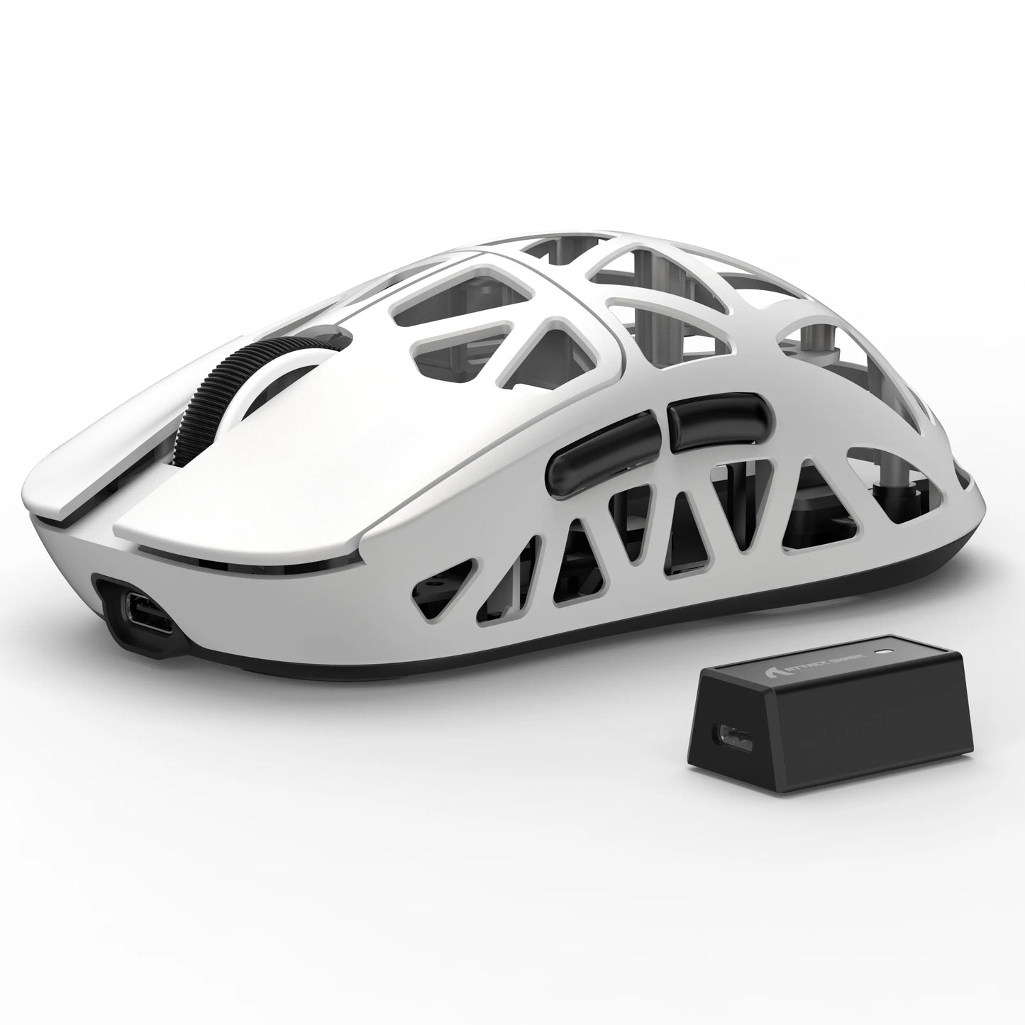 Mouse da gaming ATTACK SHARK R2 in lega di magnesio PAW3950, tri-mode, 8000hz, 42000 DPI, ultraleggero 45g, microswitch da 100M clic