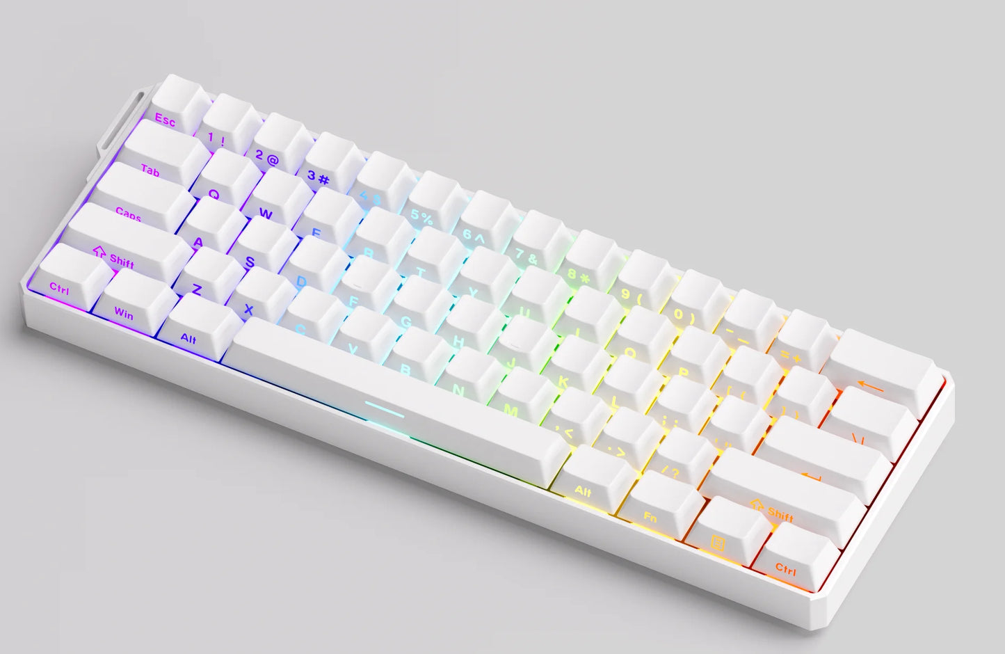 Akko MonsGeek FUN60 Ultra Mechanical Gaming Keyboard Magnetic Switch 60% Rapid Trigger 8K HE/TMR Custom Aluminum Keyboard Gamer
