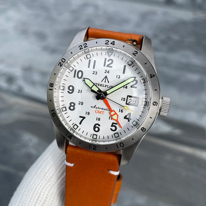 Relógio de pulso mecânico STEELFLIER Official SF792 GMT, movimento NH34, luminescência Super BGW9 C3, resistente à água até 200M, relógio de mergulho de luxo para homem