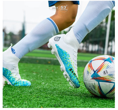 Chuteiras profissionais de futebol para homem, originais, para futebol indoor, relva e treino TF/FG