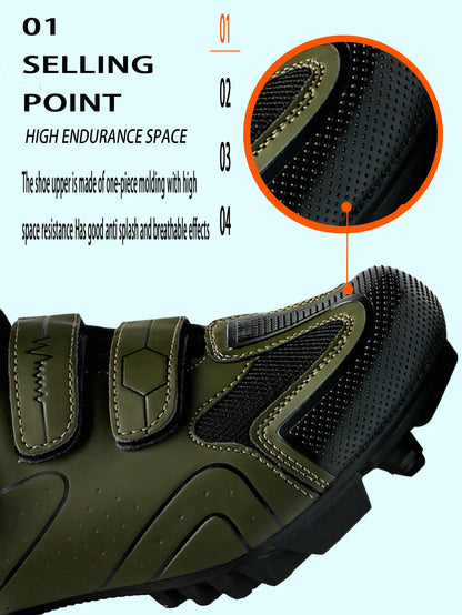 Primavera 2025, scarpe da ciclismo MTB con tacchette da uomo, scarpe sportive in carbonio, velocità, corsa in montagna, scarpe da mountain bike