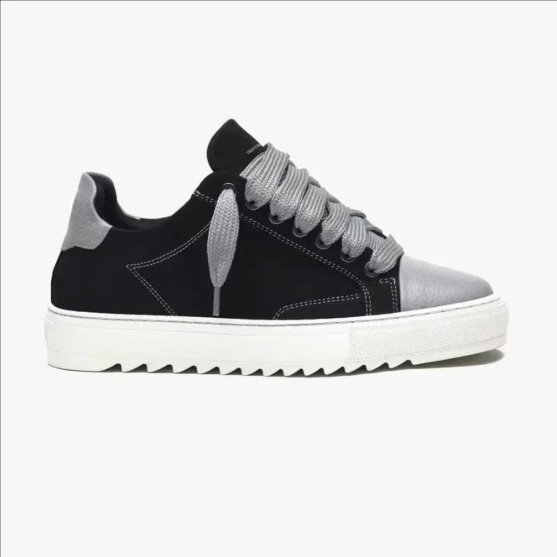 Baskets en toile peinte de style britannique, marque de luxe, pour hommes et femmes, motif à pois, chaussures de sport tendance pour tous les jours.