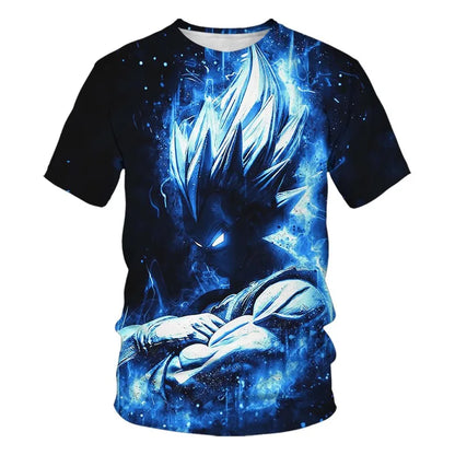 Men's T-shirts Dragon Ball Z T-shirt Boys Clothes Children's Clothing Summer Short Sleeve Kids Cartoon Tee Tops Baby Boy T Shirt