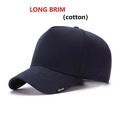Baseball Caps for Big Head Men Women XXL Oversize High Crown Adjustable Plain Solid Snapback Hats 56-60cm 60-65cm