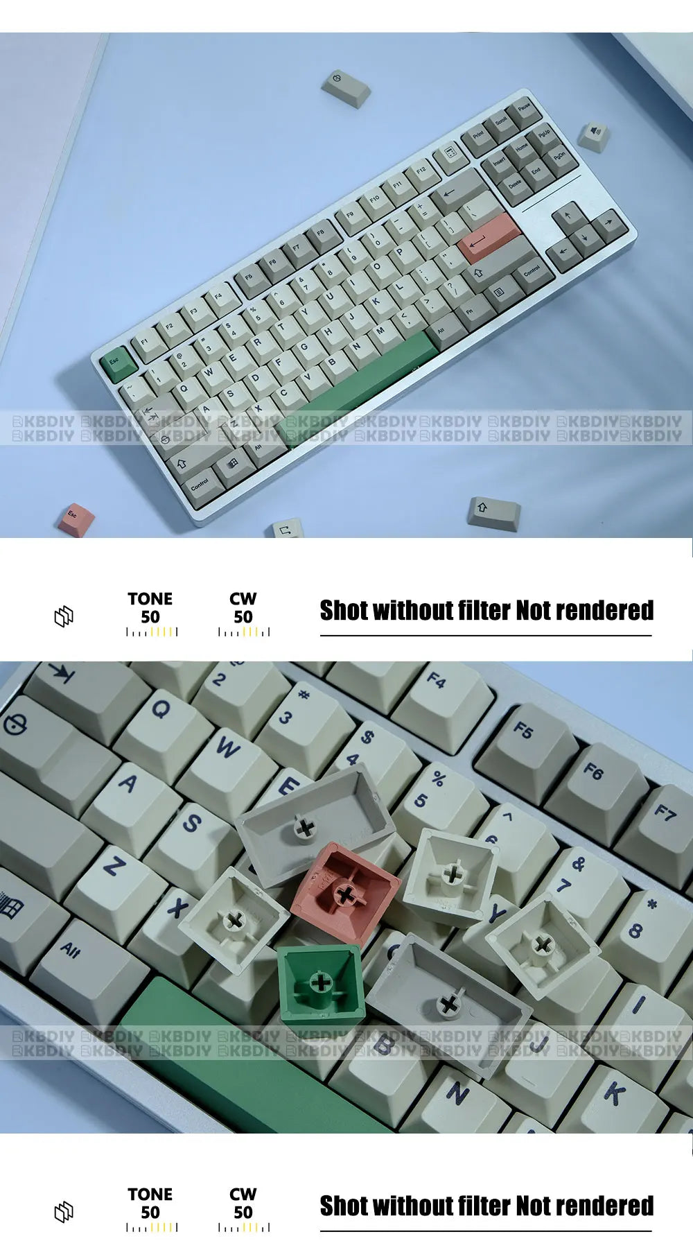 KBDiy GMK 9009 Retro Cherry Profile Keycap 134 Keys/Set For Mechanical Keyboard DIY Custom PBT DYE-SUB 61 60 Backlit ISO Keycaps