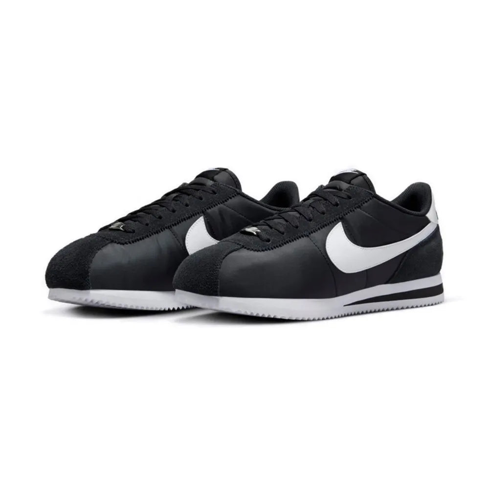 Nike Cortez Comfortable,Sporty, Soft,Snug-Fitting, Cushioned, Non-Slip Low-Top Casual Shoes for Men – Black and White HF0263-001