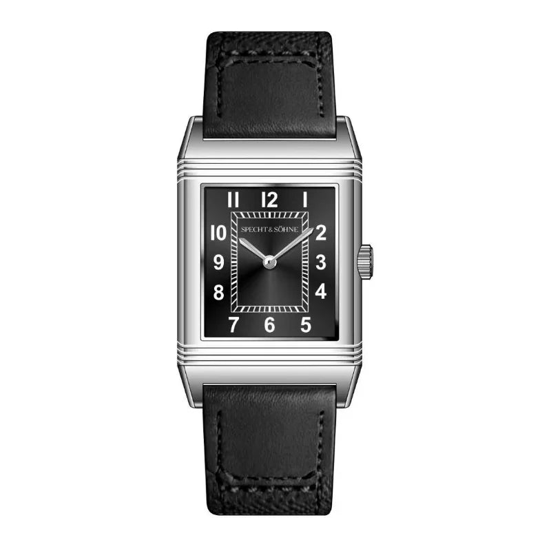 2026 Specht & Söhne New 25.5MM Square Watch For Men Ronda Quartz Movt Sports Watches Ultrathin Stainless Steel 50M Waterproof