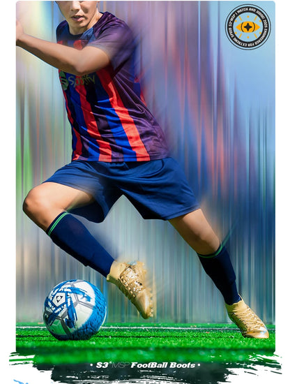New Men's Professional Soccer Shoes Non-slip Football Boots Unisex Breathable Futsal Sports New Cleats Drop Shipping Ultralight