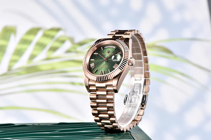 2026 New PAGANI DESIGN Rose Gold Luxury Men's Watches Automatic Mechanical Watch For Man AR Sapphire Waterproof Date Men Clock