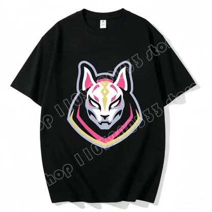T-shirt Fortnite de gola redonda, unissexo para adulto, moda de dança do jogo, novo, em algodão puro, manga curta, perfeito para uso casual e férias