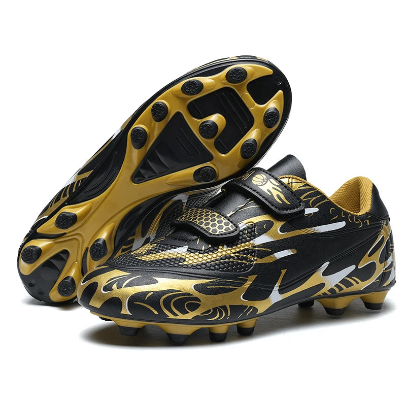Chaussures de Football pour enfants, crampons de Football en plein air, chaussures de sport professionnelles pour garçons et filles, bottes de terrain de Football de haute qualité pour enfants