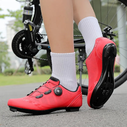 Men's Mountain Bike Shoes MTB, Breathable, Non-Slip, High Hardness, Suitable For Outdoor Road Racing, Mountain Off-Road Riding 37-46