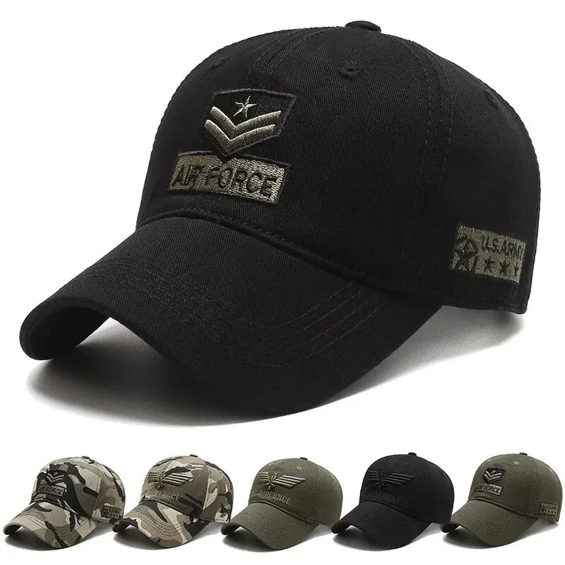 Four Seasons Hats Men's Trendy Hats Korean Casual Hats Spring and Autumn Outdoor Sunhats Camouflage Sunscreen Men's Baseball Caps